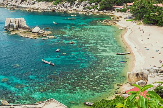 La plage de Tanote Bay à Koh Tao