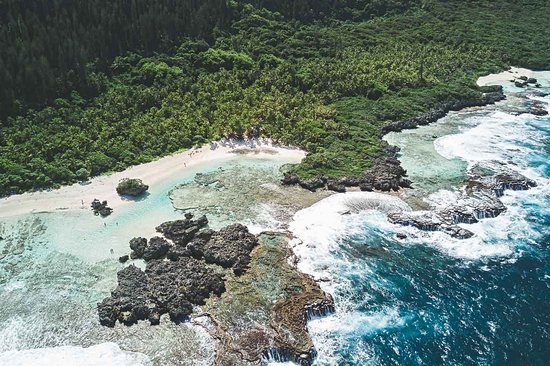 La plage de Shabadran à Maré