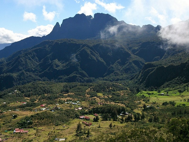 Le village de Cilaos