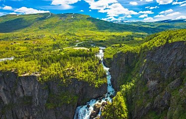 La célèbre cascade de Voringsfossen