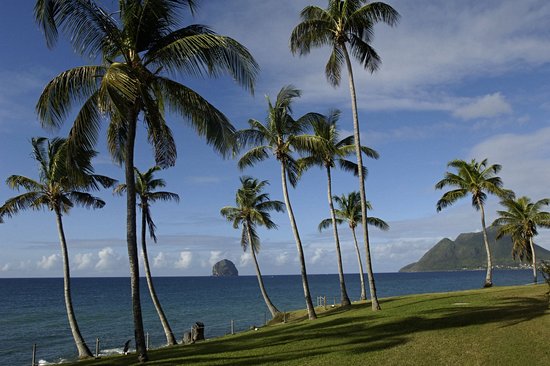 Plage et rocher du Diamant