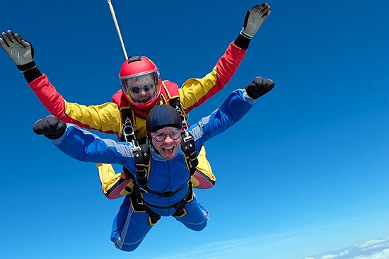 Sauter en parachute en tandem