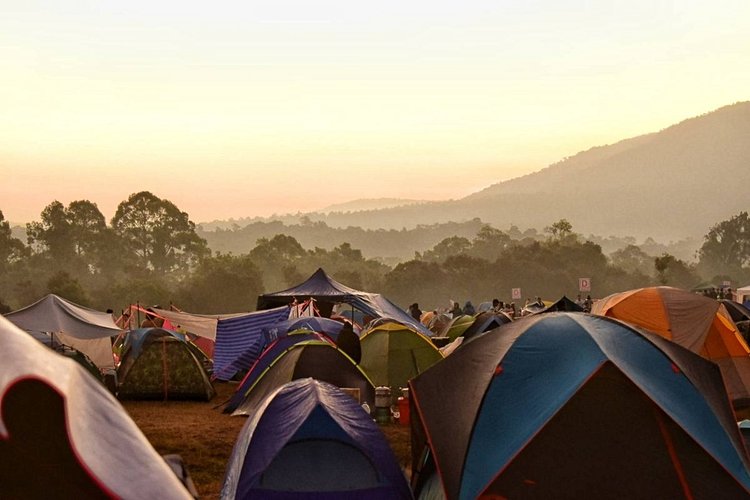 Camper dans le parc de Khao Yai