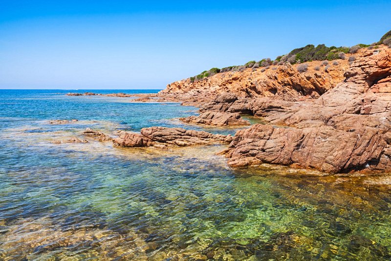 plage La plage de Capo di Feno, Ajaccio