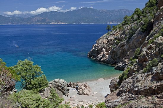 La plage de Ficajola, Calanques de Piana