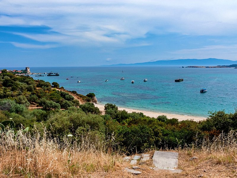 Les plages de la Chalcidique (Grèce continentale)