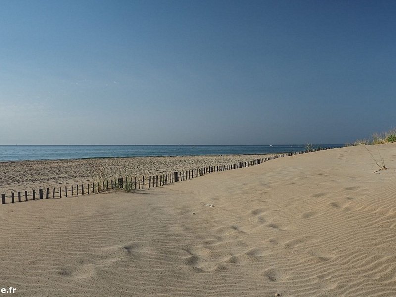 La plage du Robinson à Marseillan