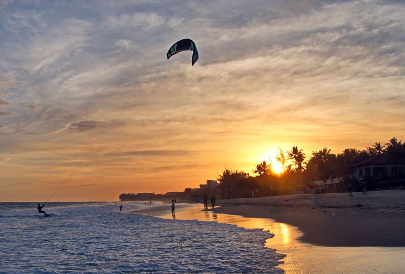 Kitesurfer à Mui Ne