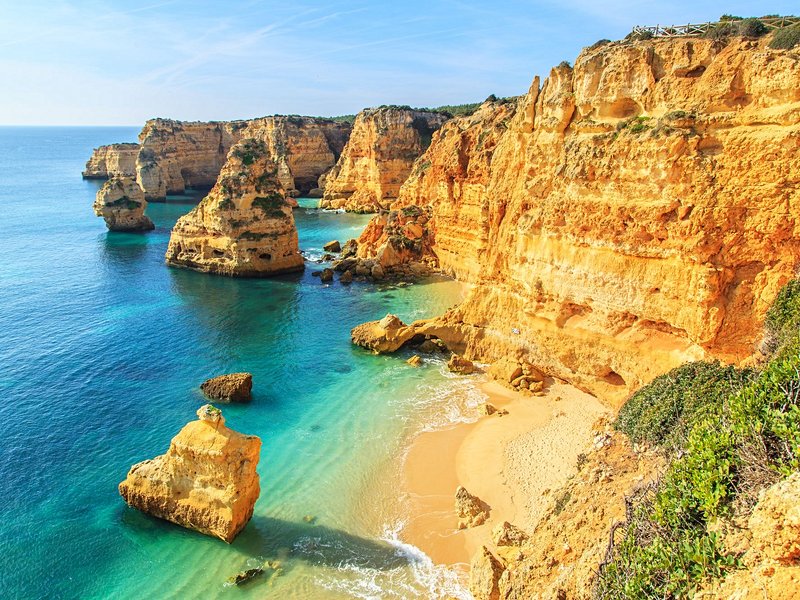Praia da Marinha, Lagos