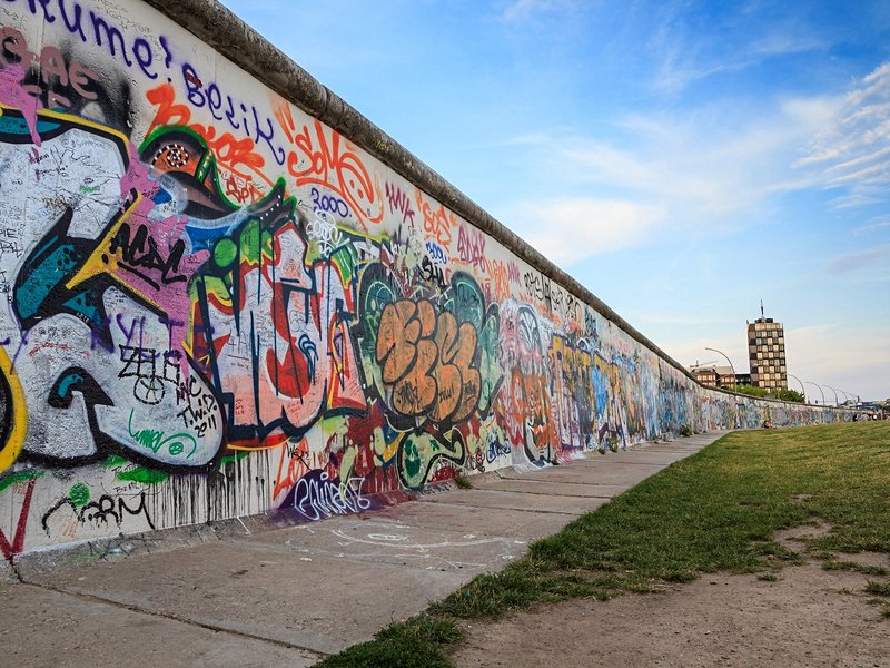 La East Side Gallery et le mur de Berlin