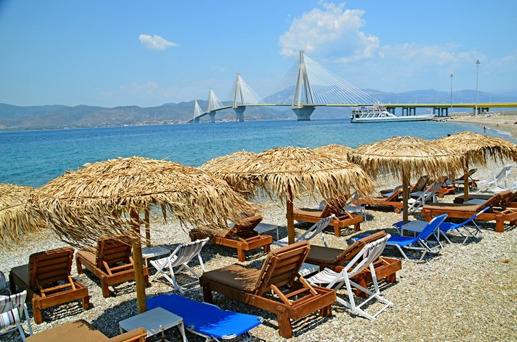 Les plages les plus proches de Patras