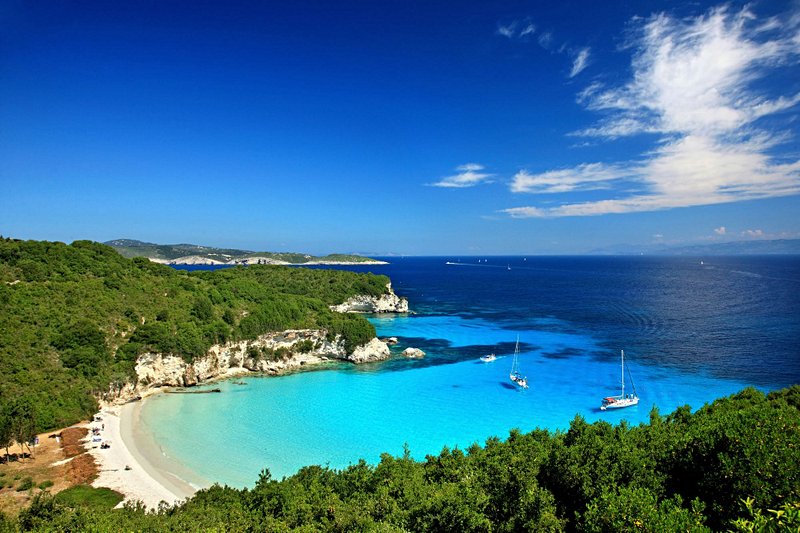 plage La plage Voutoumi (Antipaxos)