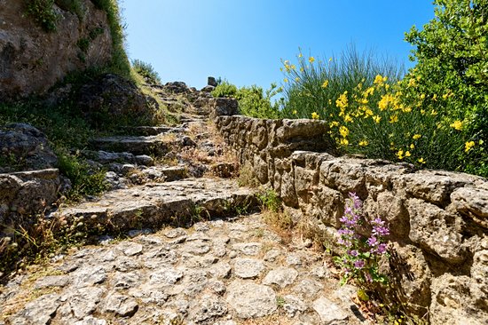 Angelokastro, forteresse byzantine