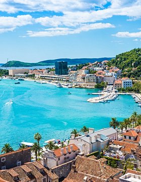 Les plus beaux lieux de Split et le village de Trogir