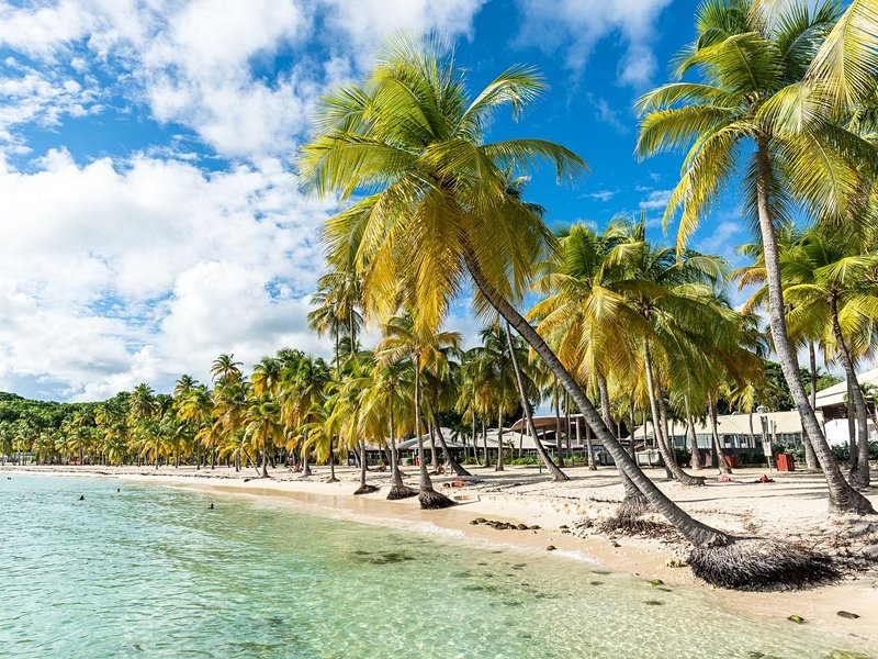 La plage de la Caravelle à Sainte-Anne