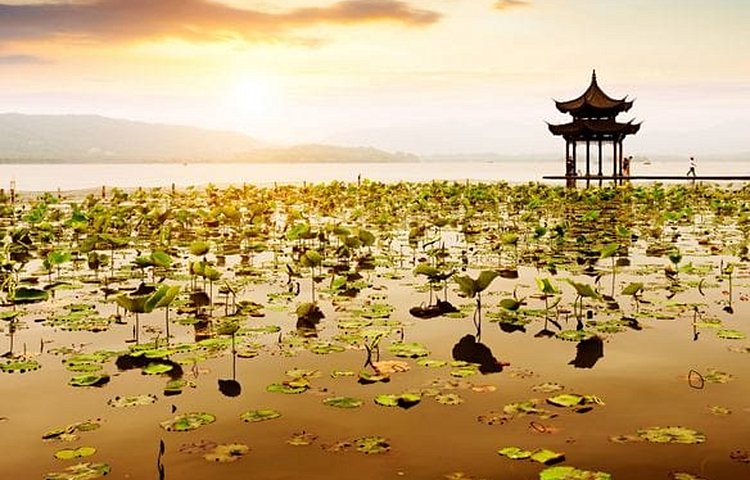 Le lac de l'Ouest à Hangzhou