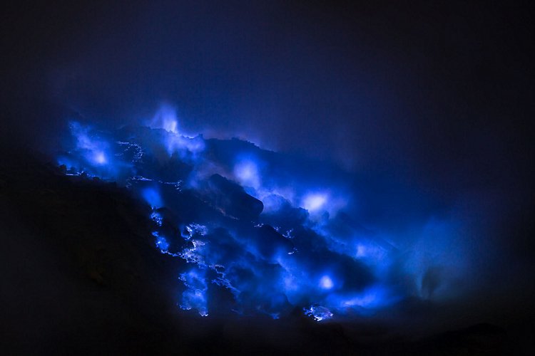 Le volcan Kawah Ijen - Indonésie