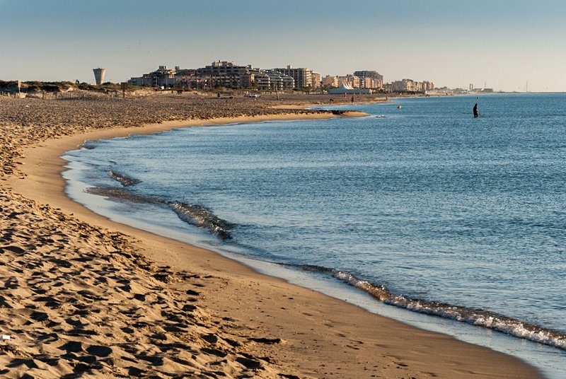plage La plage du Mar Estang à Canet-en-Roussillon