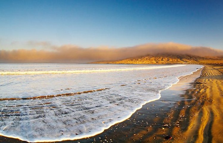 La plage d'Agate