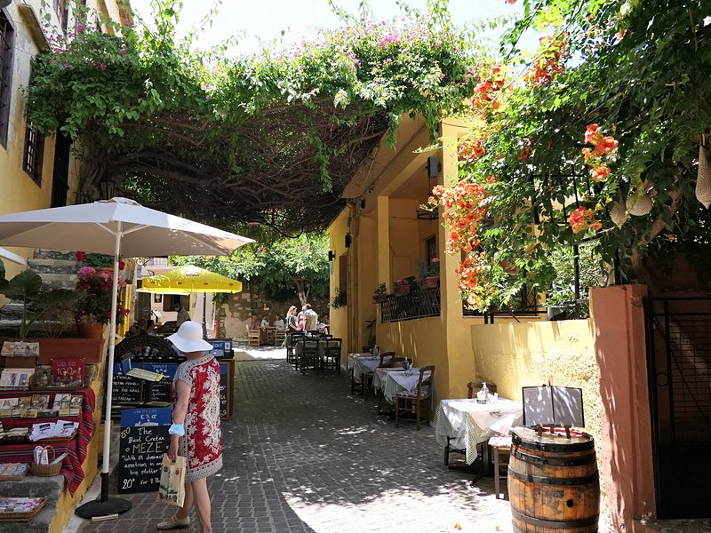 Le vieux quartier de Topanas et l'ancien quartier juif d'Evraiki