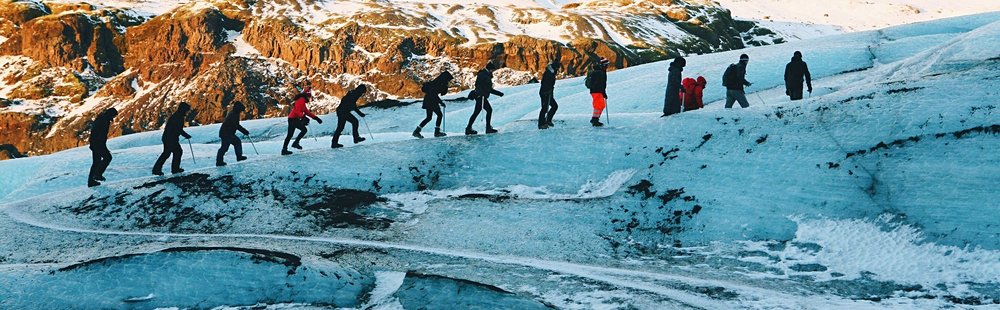Randonnée vers le glacier Sólheimajökull
