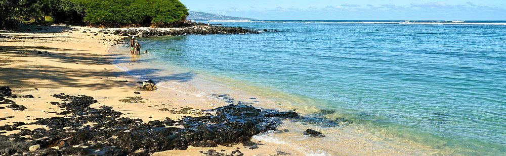 La plage de la Saline