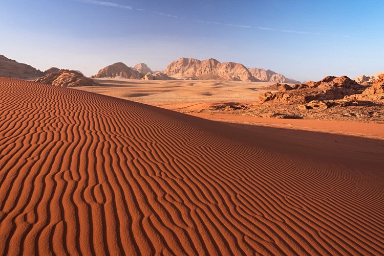 Le désert du Wadi Rum - Jordanie