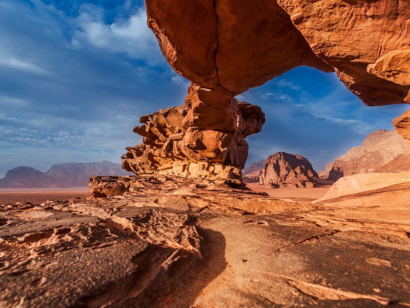 Le désert du Wadi Rum