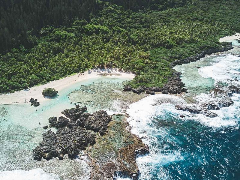 La plage de Shabadran à Maré