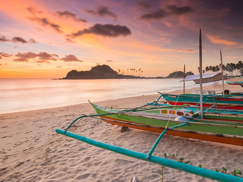 Se détendre sur la plage de Nacpan