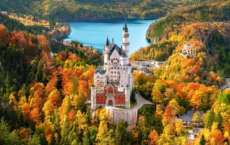 La rando royale :  l’Alpsee, avec vue sur Neuschwanstein