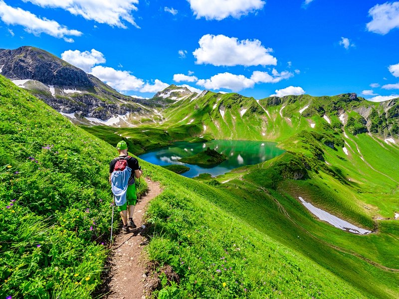 La rando sauvage : le lac Schrecksee