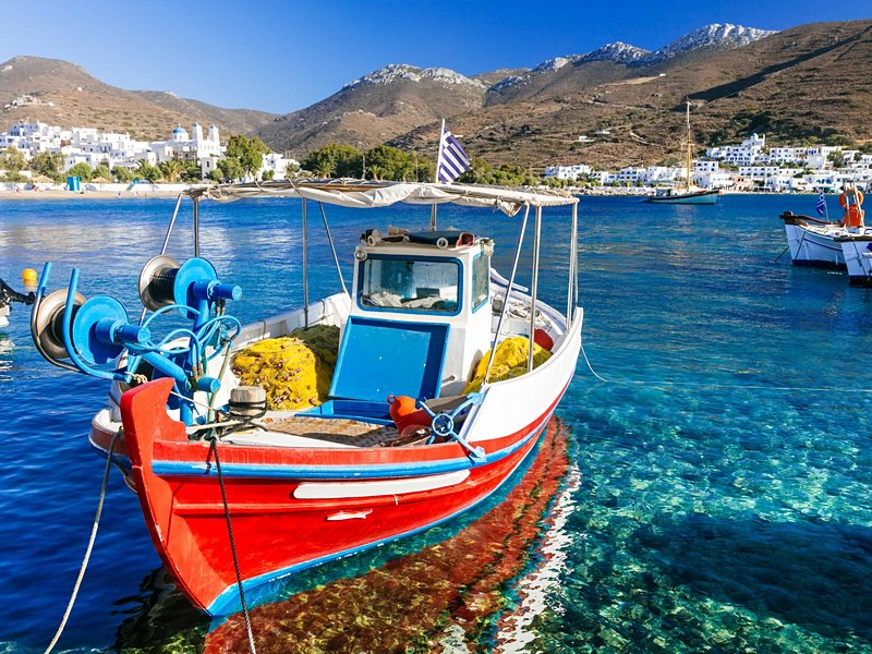 Le port de Katapola