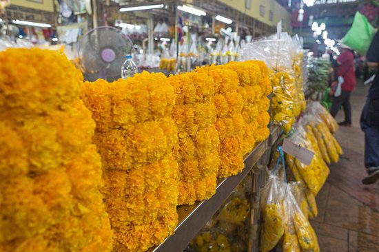 Marché aux fleurs Pak Klong Talat