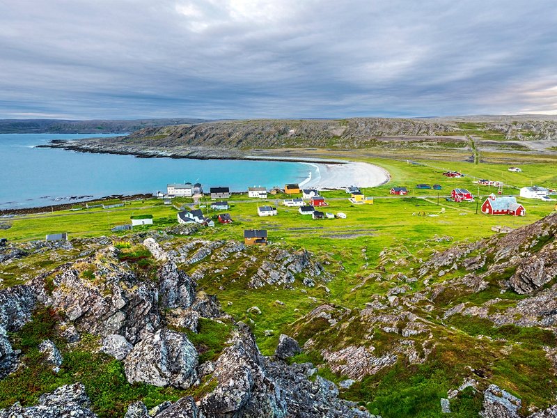 Le village d'Hamningberg