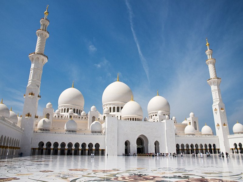 La mosquée Cheikh Zayed