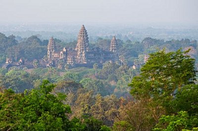 Les temples d'Angkor, vue du ciel