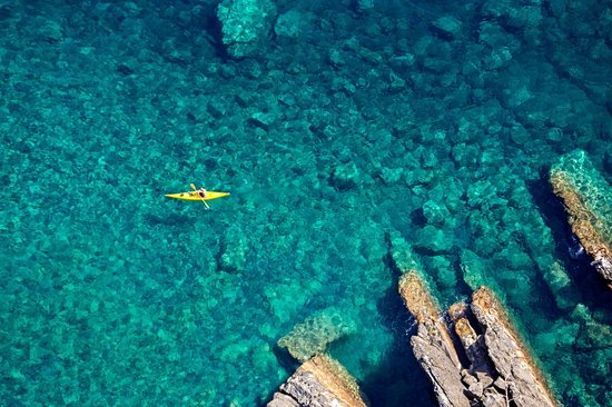 Faire du kayak de mer