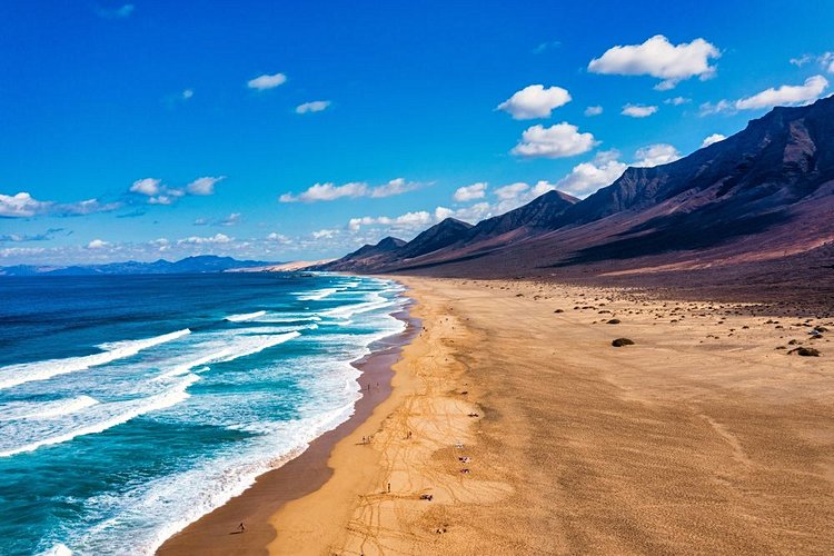 Plage de Cofete, île de Fuerteventura, Espagne