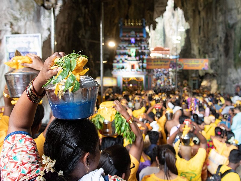 Le Thaipusam aux grottes de Batu