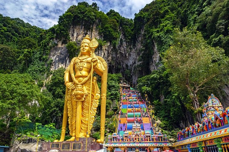 Le Thaipusam aux grottes de Batu