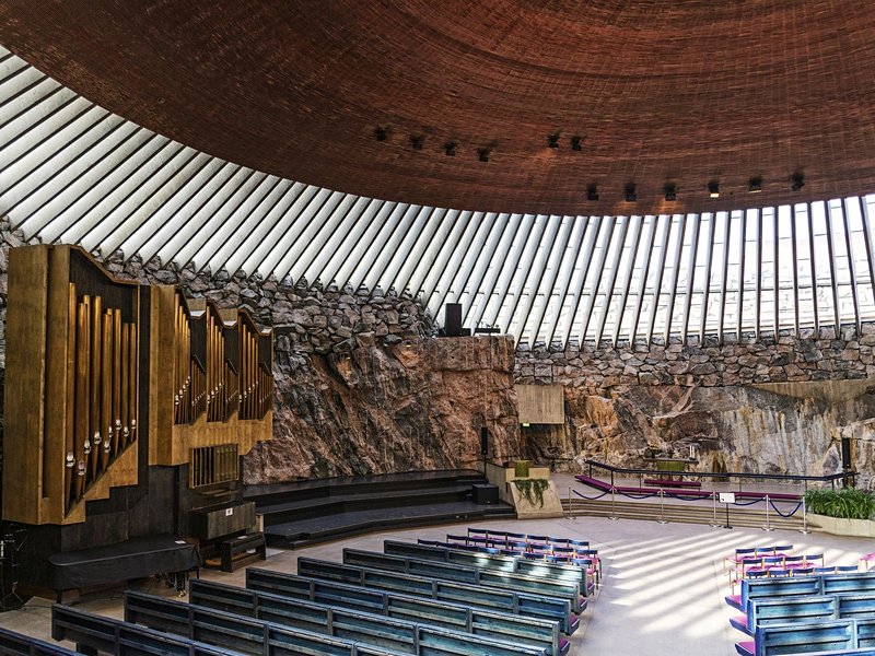 L'église de Temppeliauko à Helsinki 