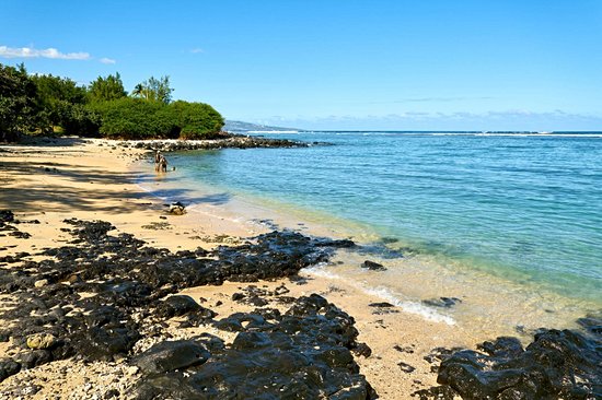 La plage de la Saline
