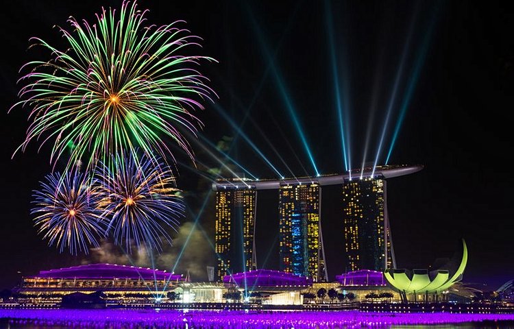 Les feux d'artifices du nouvel an