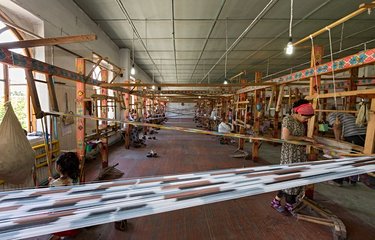 Une fabrique de soie