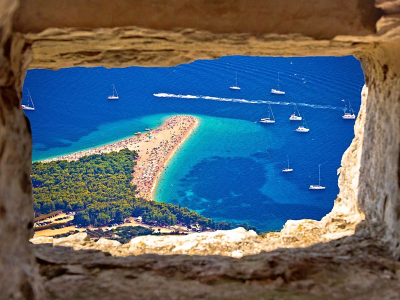 L’île de Brac et la plage de Zlatni Rat