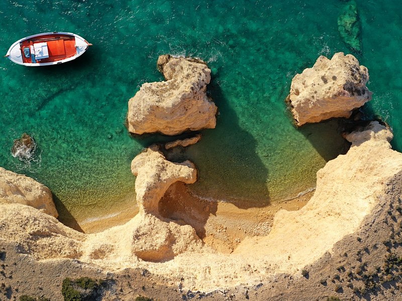 Les balades en bateau autour de Naxos et vers l’île de Koufonissi