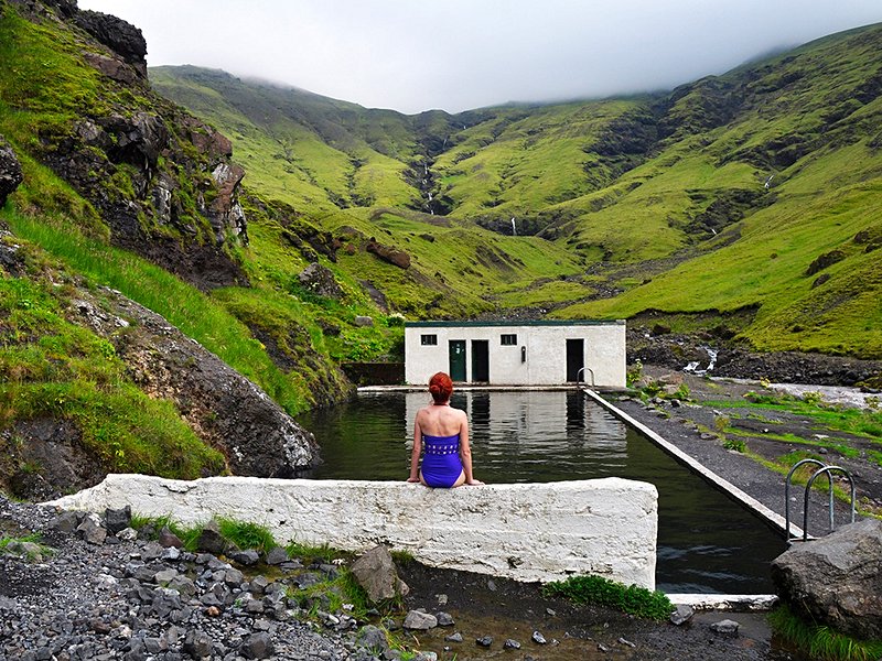 La piscine naturelle de Seljavallalaug