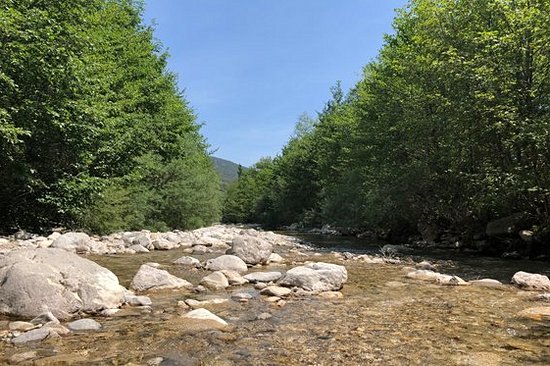 Patauger dans les Gorges du Toulourenc