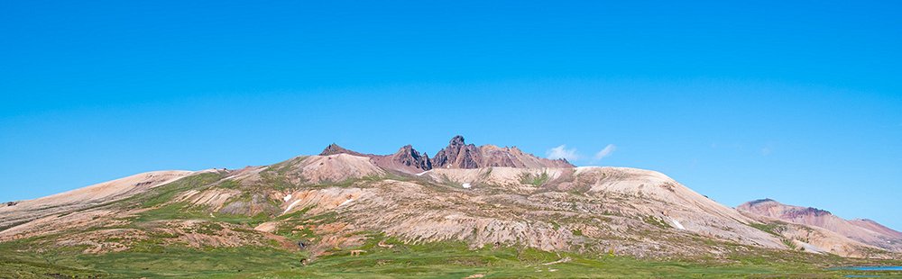 Les sentiers de randonnée de Viknaslodir